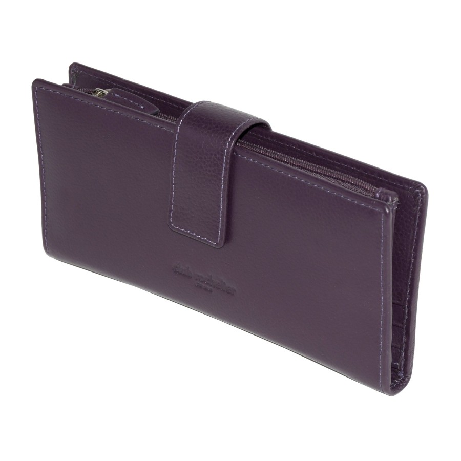 Women club rochelier Bags | Club Rochelier Ladies' Clutch Wallet With Tab Dark Purple