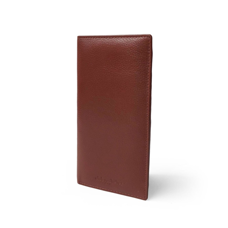 Men club rochelier Bags & Wallets | Club Rochelier Checkbook Clutch Wallet Dark Brown