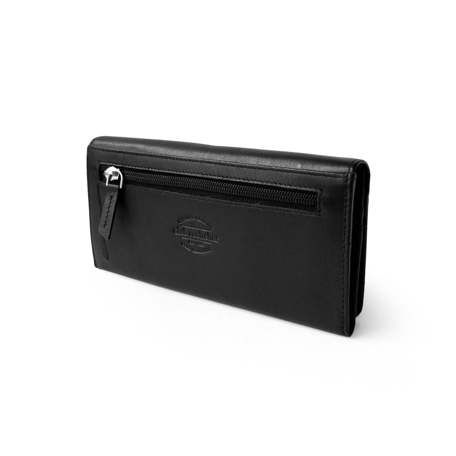 Women club rochelier Bags | Club Rochelier Ladies' Expander Clutch Wallet Black