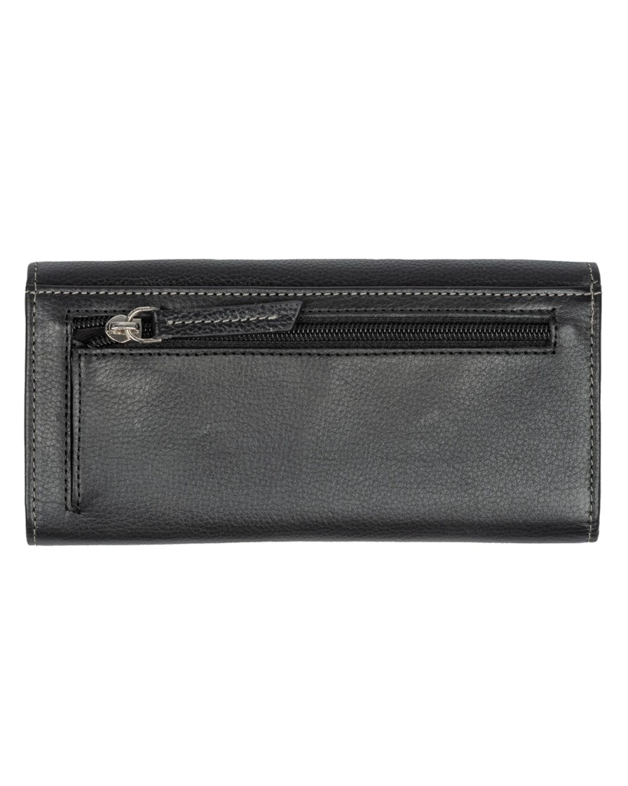 Women roots Bags | Roots Ladies' Pocket Clutch Wallet Black