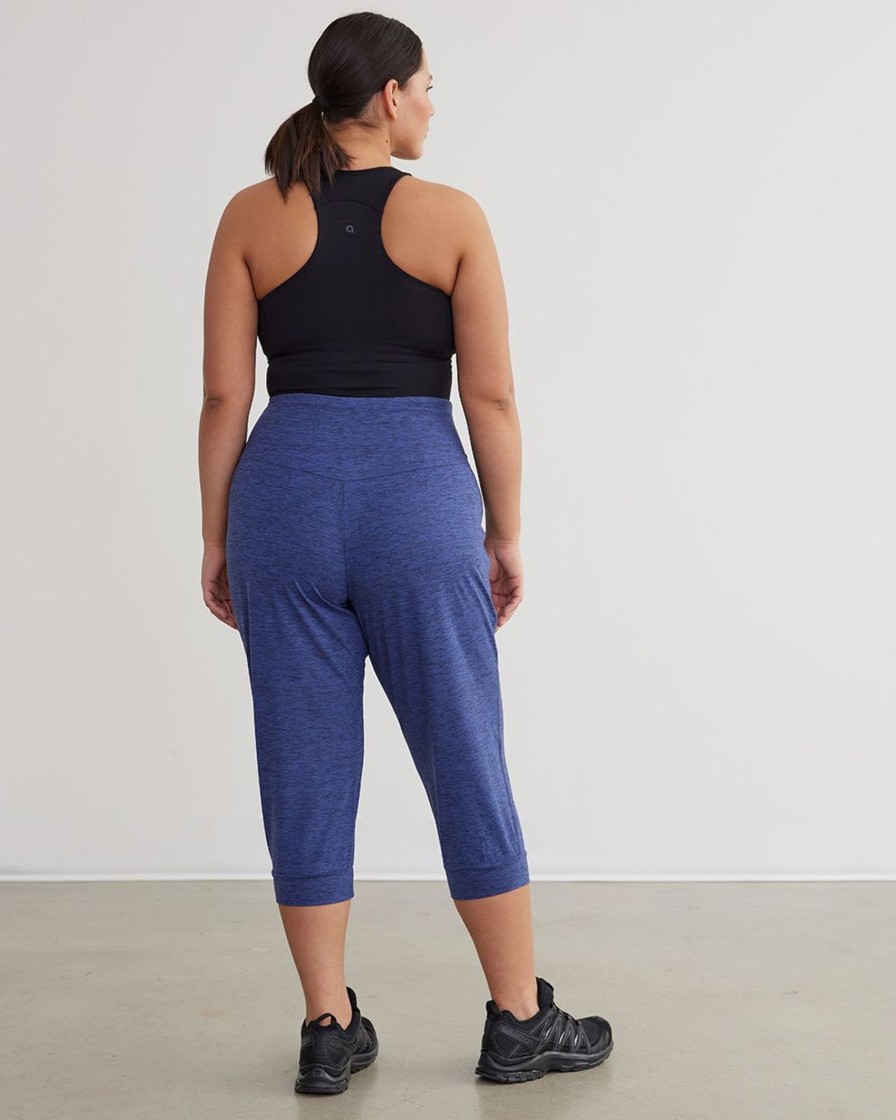 Women hyba Active Bottoms | Capri Jogger, Dry Lux Hyba New Navy Sw