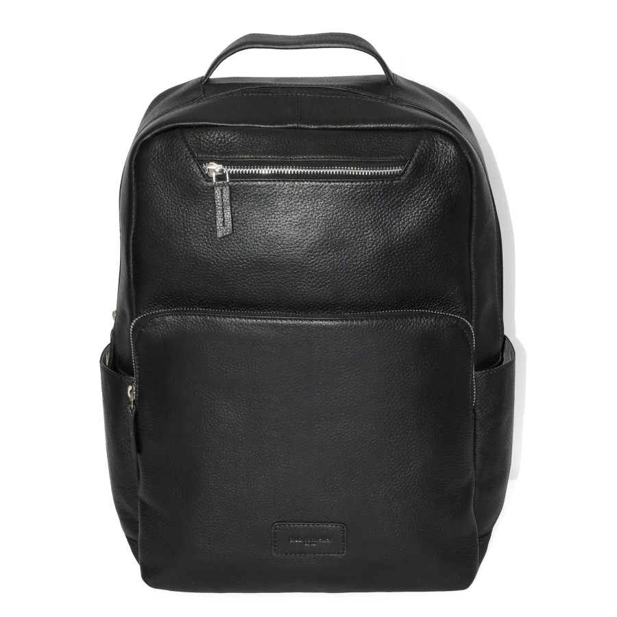 Women club rochelier Bags | Club Rochelier Leather Dual Front Organizer Backpack Black