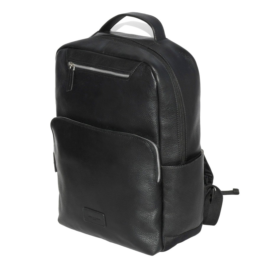 Women club rochelier Bags | Club Rochelier Leather Dual Front Organizer Backpack Black