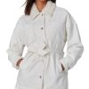 Women lola jeans Coats & Jackets | Lola Jeans Hayden-Sivry Belted Jacket White