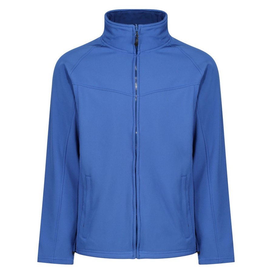 Men regatta Coats & Jackets | Regatta - Uproar Mens Softshell Wind Resistant Fleece Jacket Medium Blue