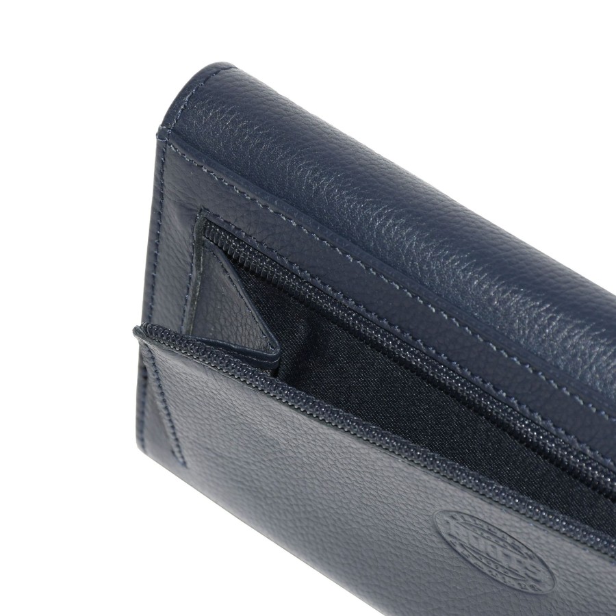 Women roots Bags | Roots Ladies' Clutch Wallet With Removable Checkbook Dark Blue