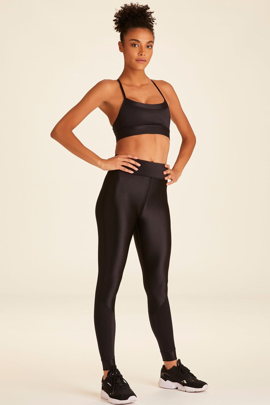 Women alala Active Bottoms | Alala - Raya Rib Tight Black