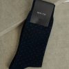 Men r.w. & co. Socks | Micro Dot Dress Socks Navy Blue