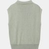 Women r.w. & co. Sweaters & Cardigans | Sleeveless Funnel-Neck Sweater Laurel Wreath