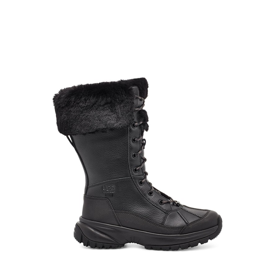 Women ugg Boots | Ugg Yose Tall Fluff Black