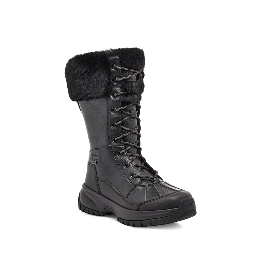 Women ugg Boots | Ugg Yose Tall Fluff Black