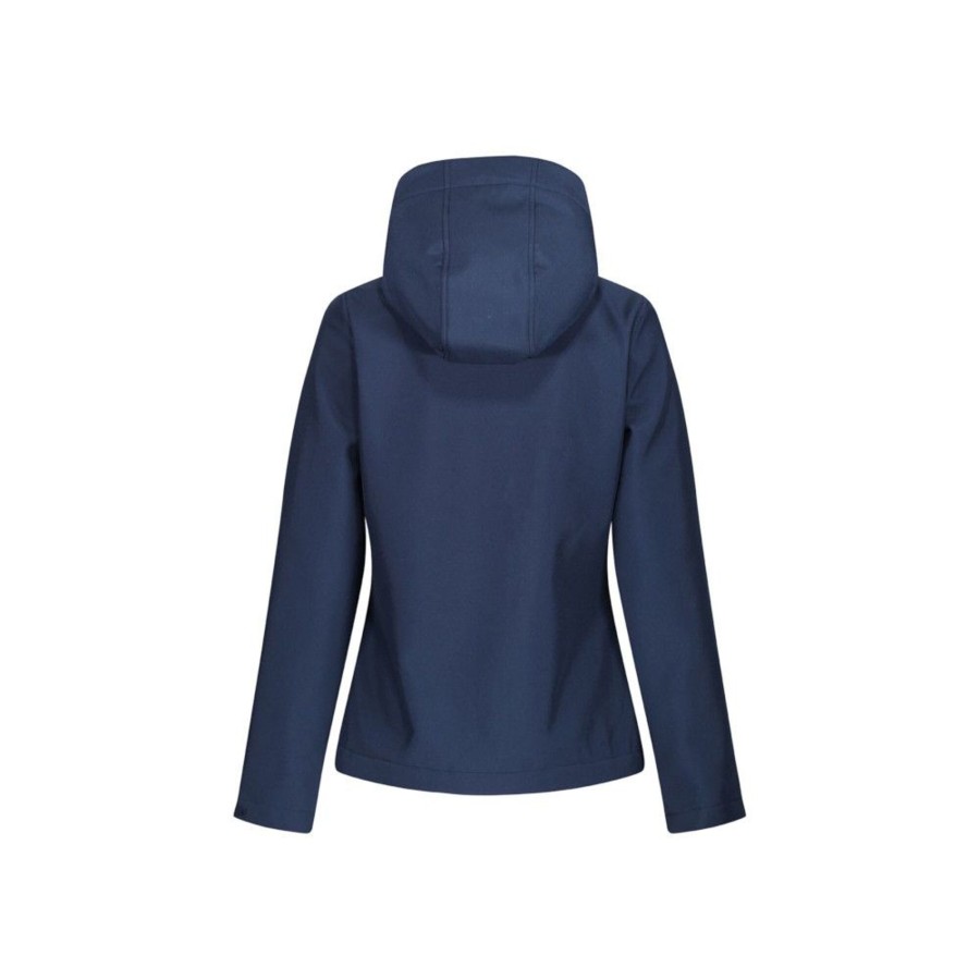 Women regatta Coats & Jackets | Regatta - Womens/Ladies Venturer Hooded Soft Shell Jacket Light Blue