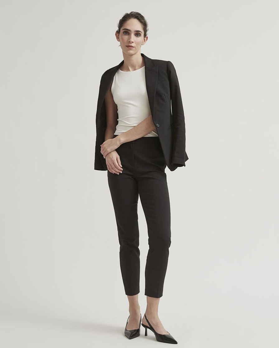 Women r.w. & co. Pants | Limitless Slim Ankle Signature Pant Black