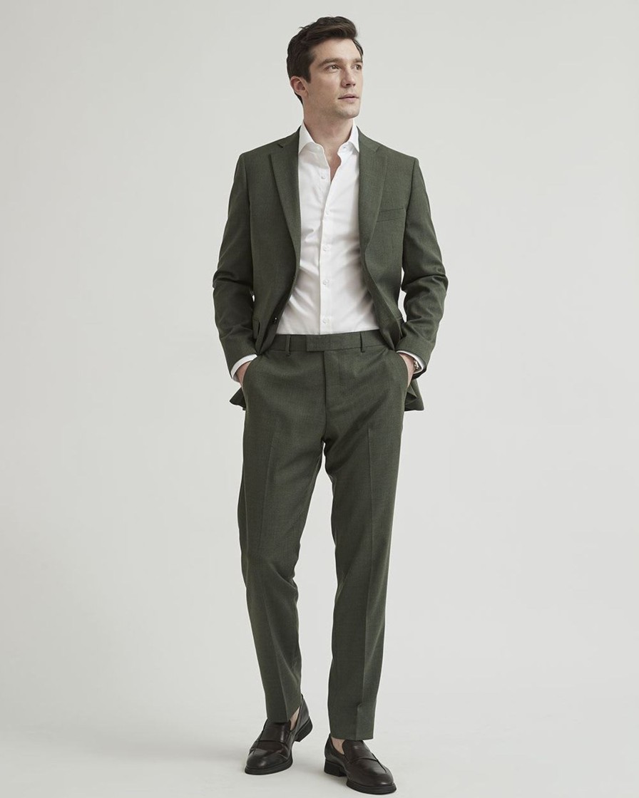 Men r.w. & co. Blazers | Dark Green Suit Blazer Chimera