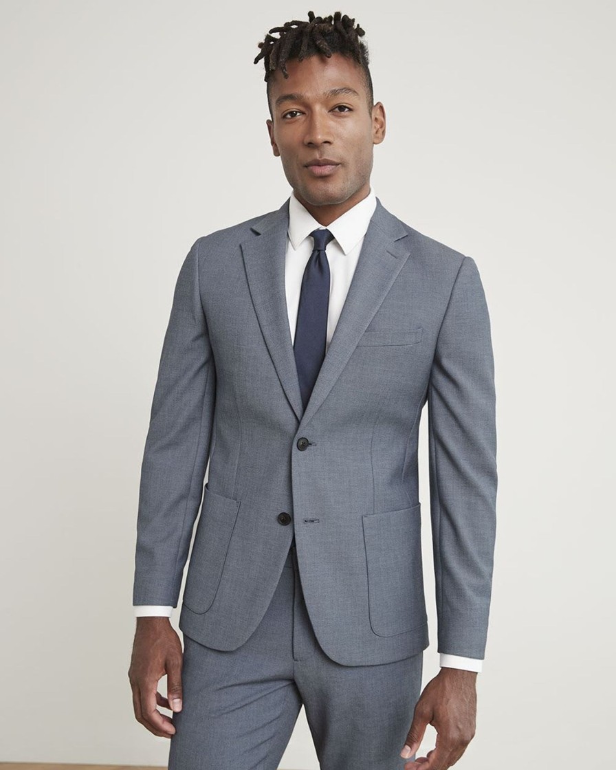 Men r.w. & co. Suits | Slim-Fit Knit-Like Blazer Medium Blue