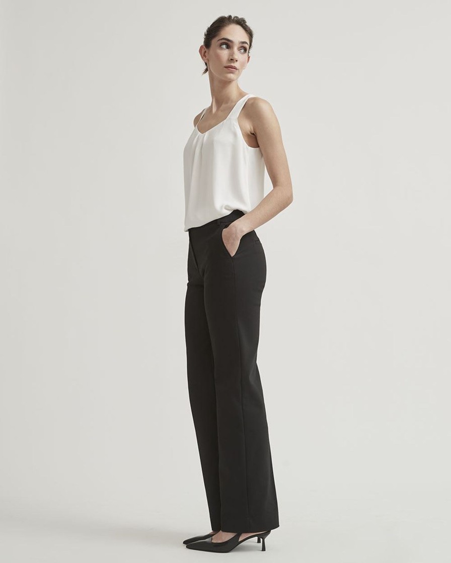 Women r.w. & co. Blouses & Shirts | Silky Crepe Square-Neck Cami Snow White