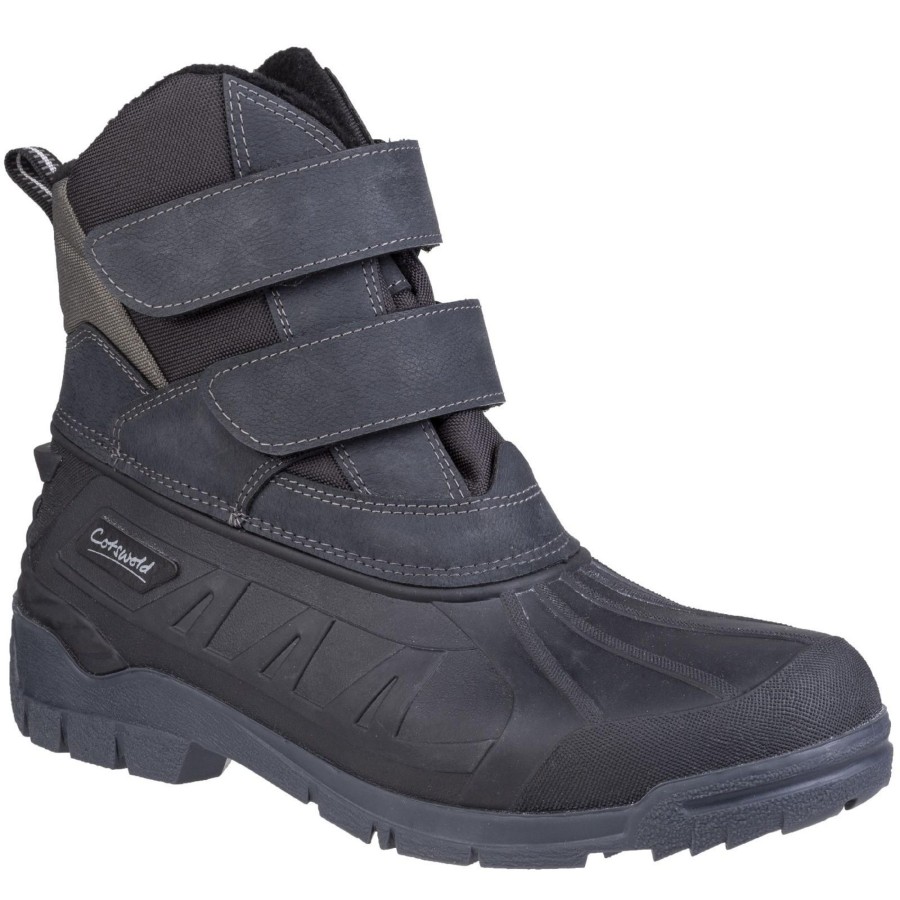 Men cotswold Shoes | Cotswold - Mens Kempsford Hybrid Wellington Boot Black