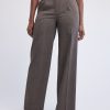 Women r.w. & co. Pants | Wide-Leg Mid-Rise Herringbone Pant Herringbone Multi