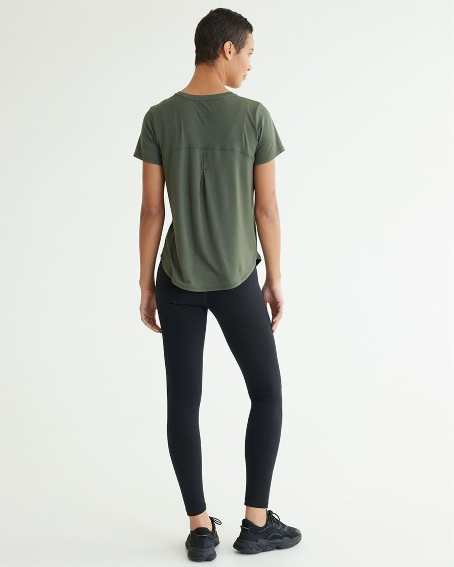 Women hyba Hyba Activewear | Short-Sleeve Crew-Neck Tee - Dry Lux Hyba Essentials Kambaba