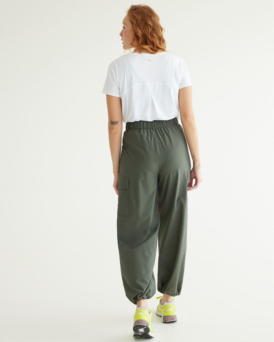 Women hyba Hyba Activewear | Jogger With Cargo Pockets - Hyba Juniper Green