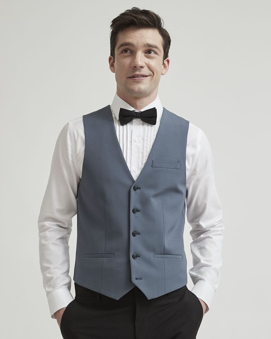 Men r.w. & co. Suits | Dark Grey Suit Vest Grisaille