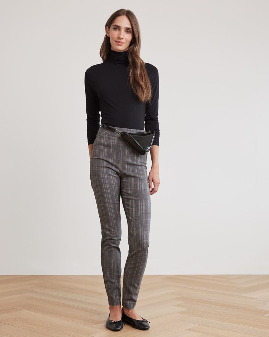 Women r.w. & co. Pants | High-Rise Long Plaid City Legging Pant Plaid Multi