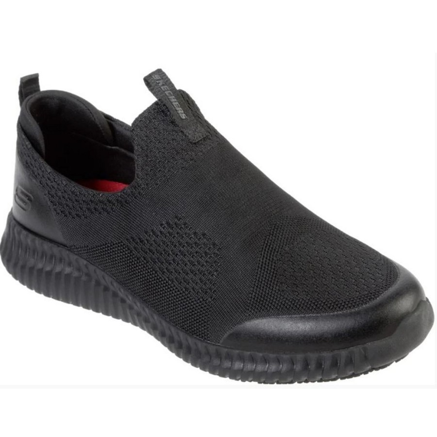 Men skechers Shoes | Skechers - Mens Cessnock Colleton Sneakers Black