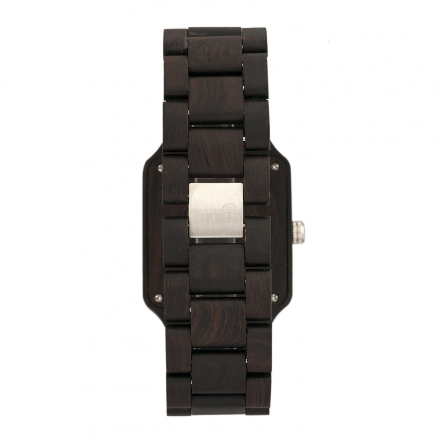 Women earth wood Watches | Earth Wood - Arapaho Bracelet Watch W/Date - Khaki/Tan Dark Brown