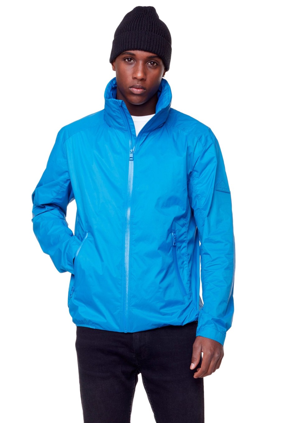 Men alpine north Coats & Jackets | Alpine North Men'S Recycled Ultralight Windshell Jacket Light Blue