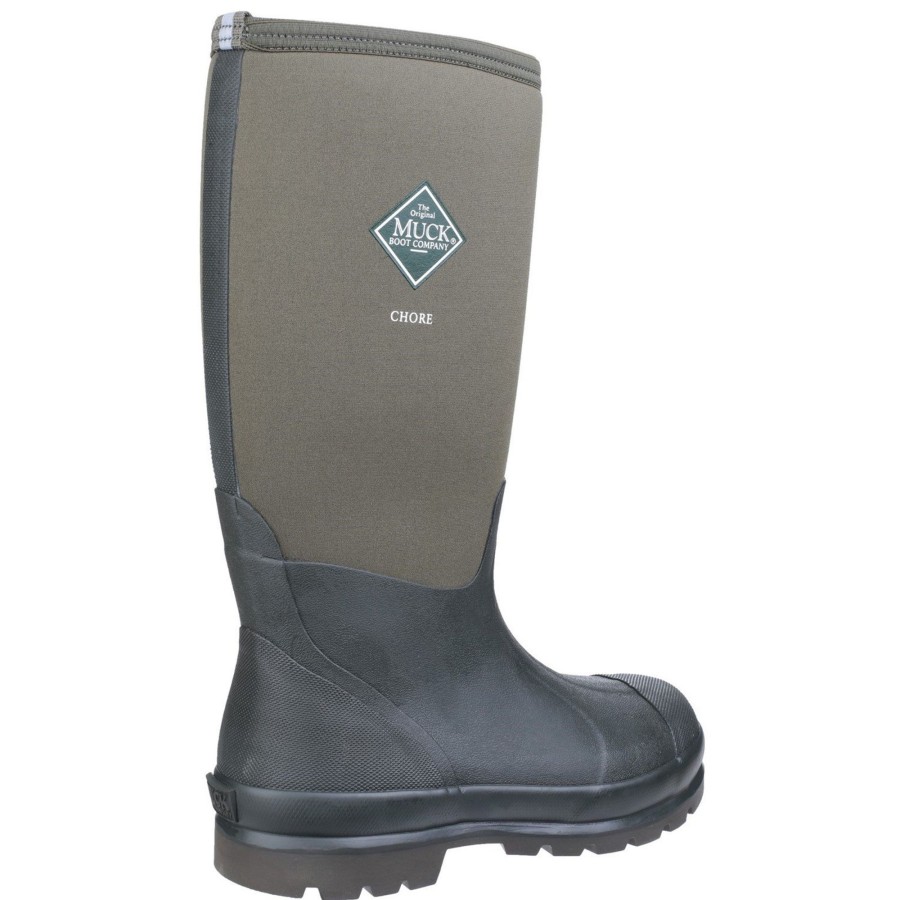 Men muck boots Shoes | Muck Boots - Unisex Chore Classic Hi Patterned Wellingtons Dark Green