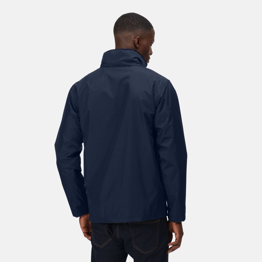 Men regatta Coats & Jackets | Regatta - Mens Classic Waterproof Jacket Dark Blue