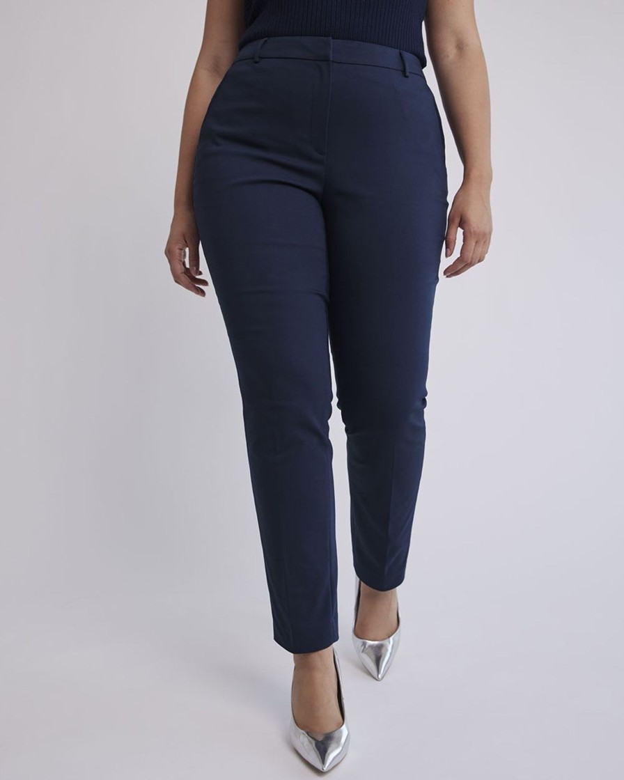 Women r.w. & co. Suits | Limitless Long Slim Curvy Pant Night Sky