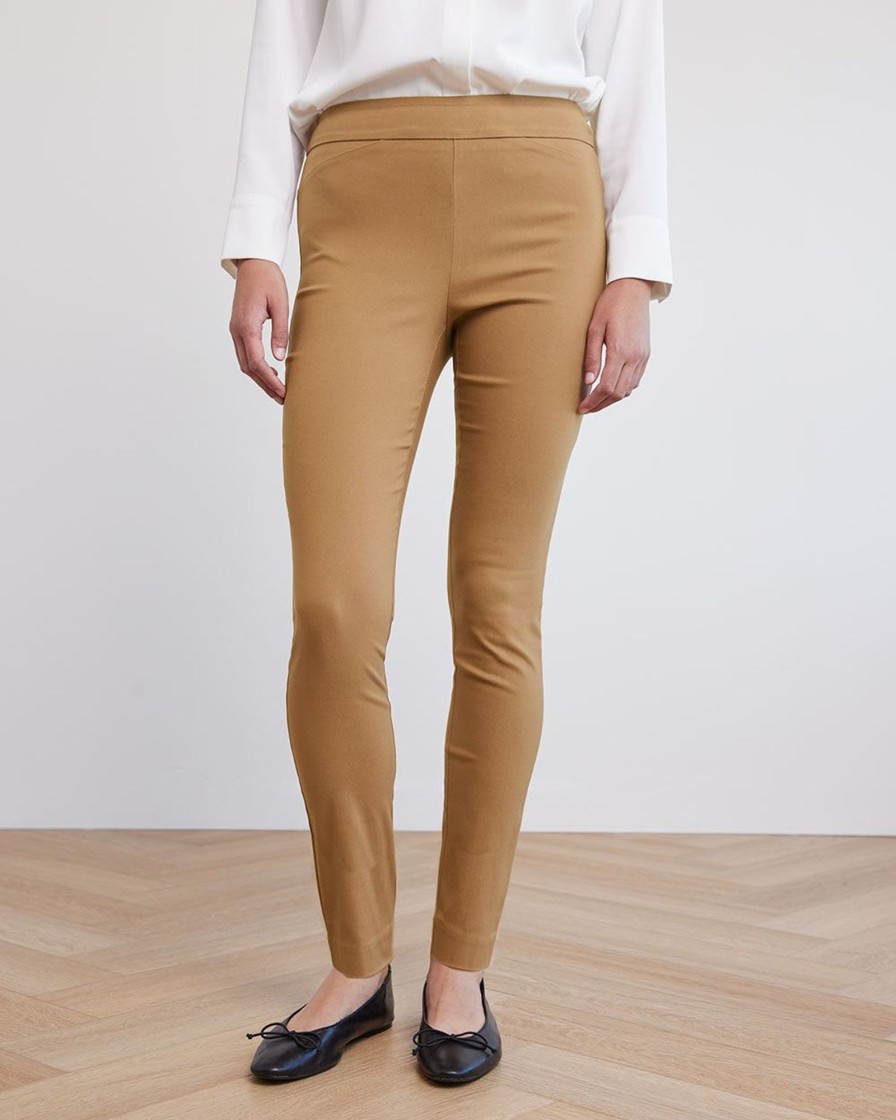 Women r.w. & co. Pants | Solid High-Rise City Legging Pant Brazil Nut