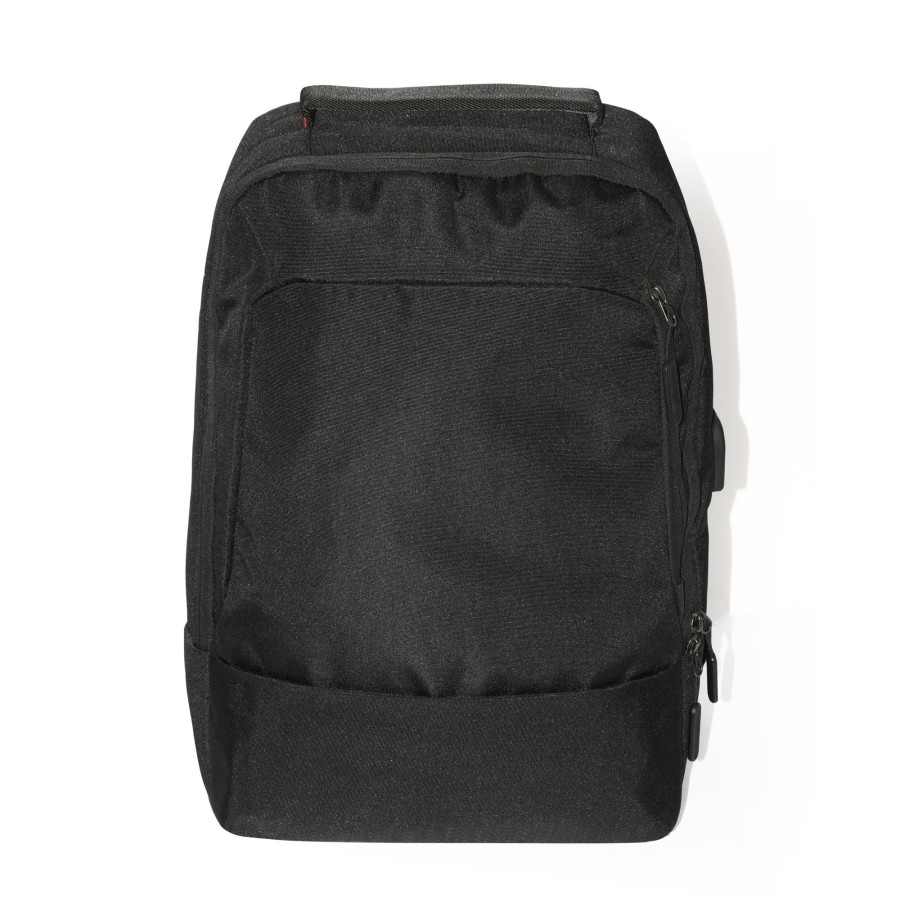 Women club rochelier Bags | Club Rochelier Structured Backpack With Built-In Usb Port Black