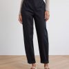 Women r.w. & co. Pants | Tapered-Leg High-Rise Chino Pant With Cuffs Black