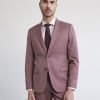 Men r.w. & co. Suits | Slim-Fit Raspberry Suit Blazer Rusty Rasberry