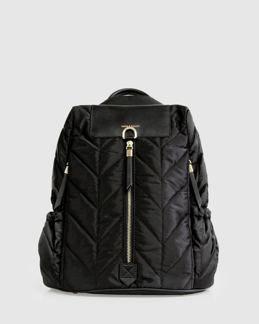 Women belle & bloom Bags | Belle & Bloom Runaway Royalty Backpack Black