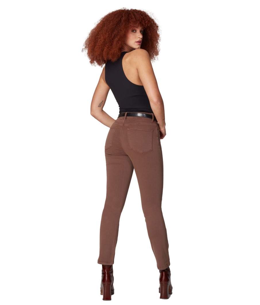 Women lola jeans Jeans | Lola Jeans Kate-Rd High Rise Slim Jeans Dark Brown