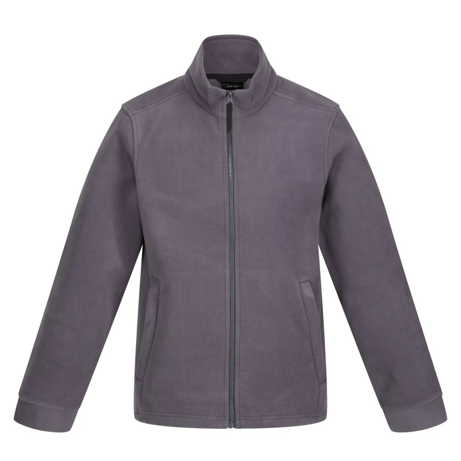 Men regatta Coats & Jackets | Regatta - Mens Classic Fleece Dark Grey