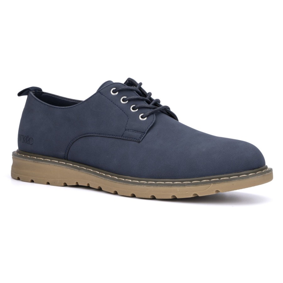 Men new york & company Shoes | New York & Company Men'S Dorian Dress Casual Dark Blue