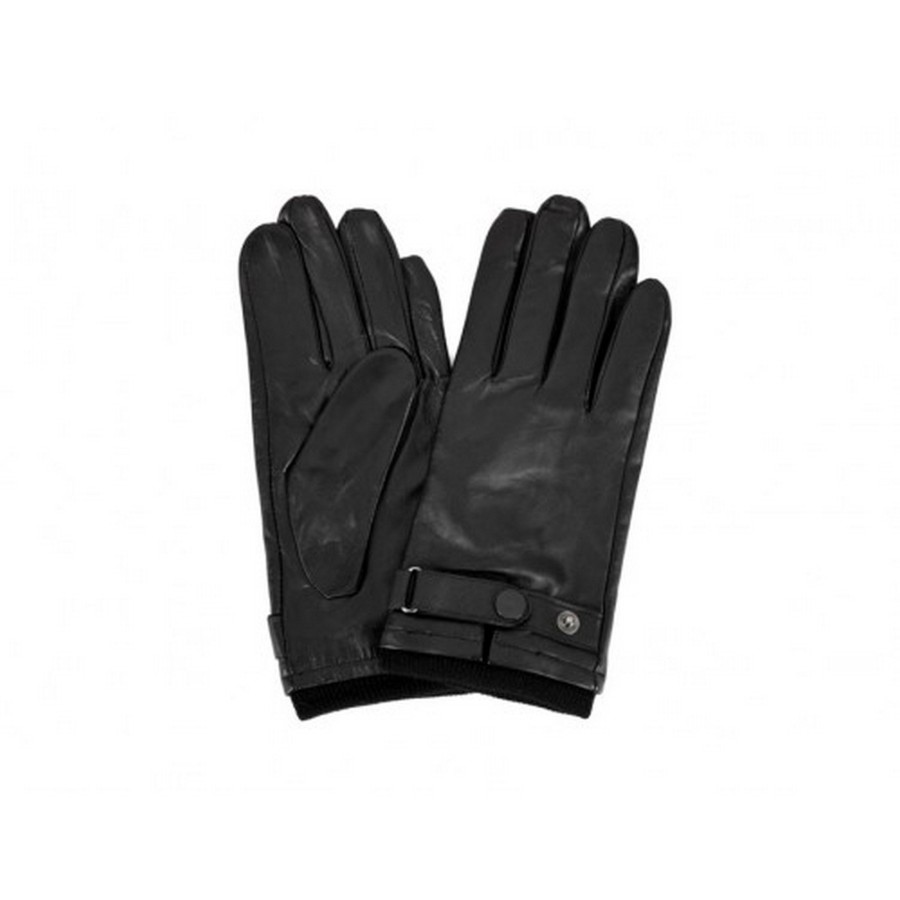 Men eastern counties leather Scarves, Gloves & Hats | Eastern Counties Leather - Mens Stud Strap Gloves Black