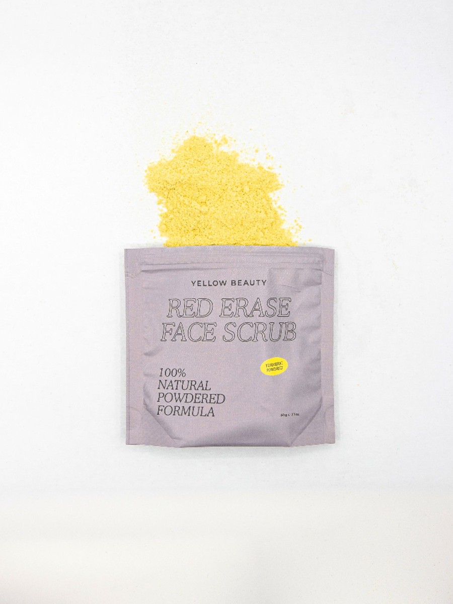 Women yellow beauty | Yellow Beauty Red Erase Face Scrub Medium Yellow