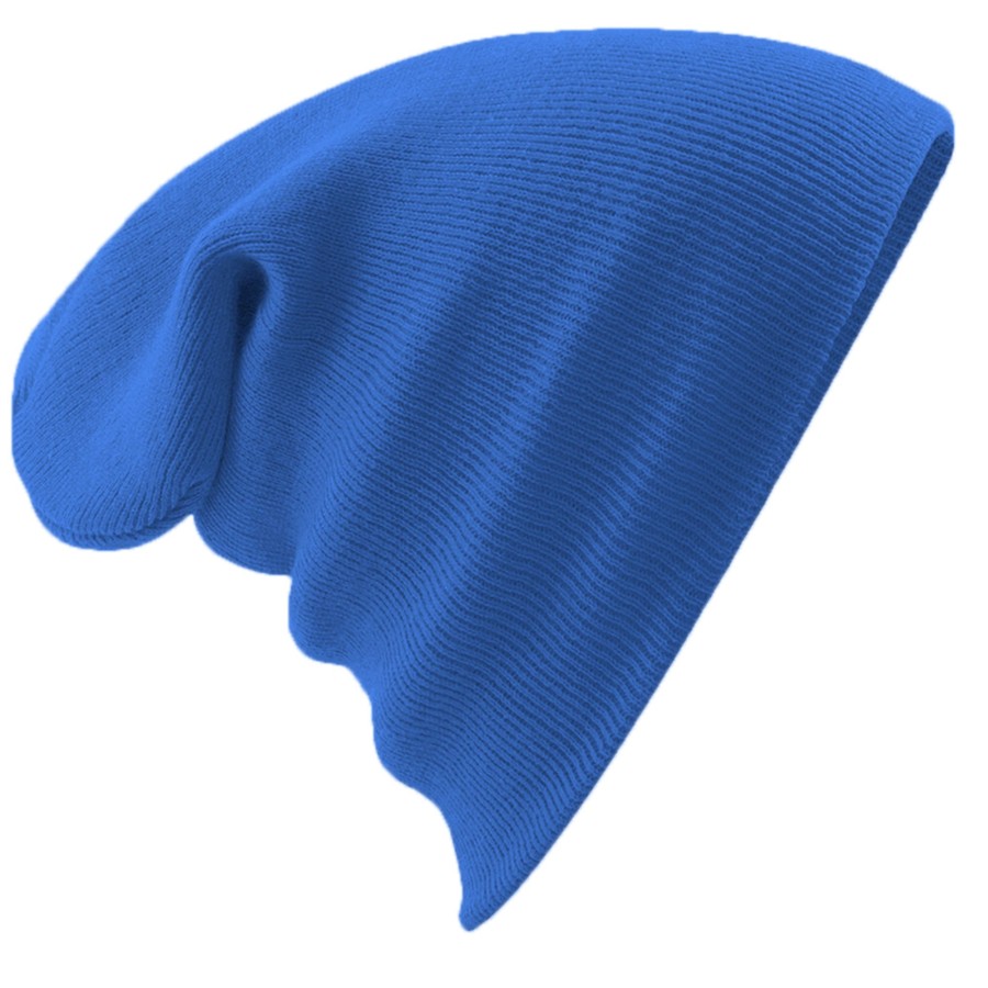 Men beechfield Scarves, Gloves & Hats | Beechfield - ® Soft Feel Knitted Winter Hat Medium Blue