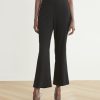 Women r.w. & co. Suits | Flare-Leg Mid-Rise Crop Pant Black