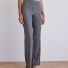 Women r.w. & co. Pants | Flare-Leg Mid-Rise Flannel Pant Grey Multi