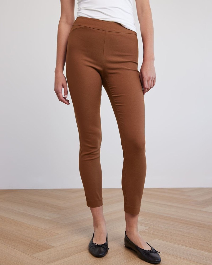 Women r.w. & co. Pants | Solid High-Rise City Legging Pant Caribou