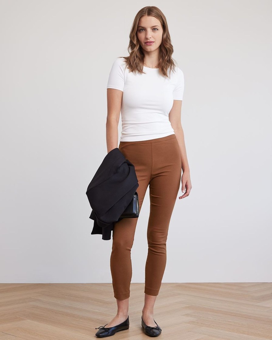 Women r.w. & co. Pants | Solid High-Rise City Legging Pant Caribou