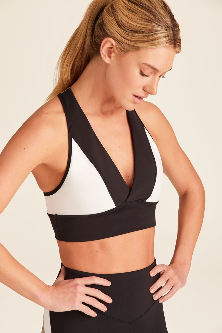 Women alala Active Tops | Alala - Bolt Bra Gold