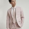 Men r.w. & co. Blazers | Slim Fit Light Pink Suit Blazer Violet Ice