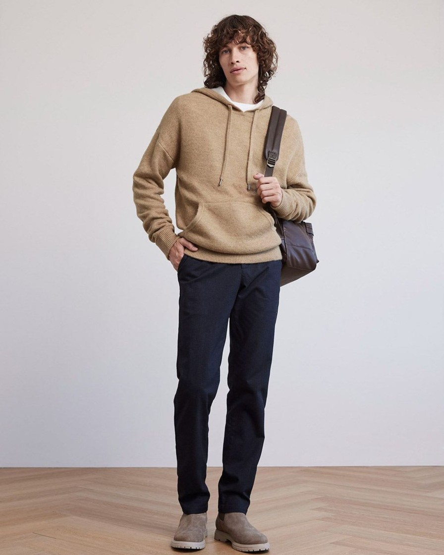 Men r.w. & co. Sweaters & Cardigans | Hoodie With Kangaroo Pocket Tiger'S Eye